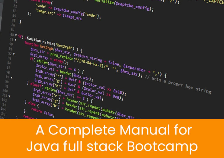 A Complete Manual for Java full stack Bootcamp